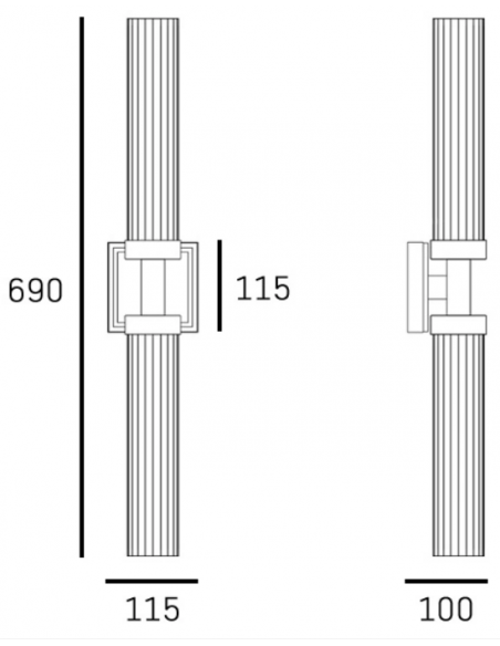 væglampe lamper moderne design
