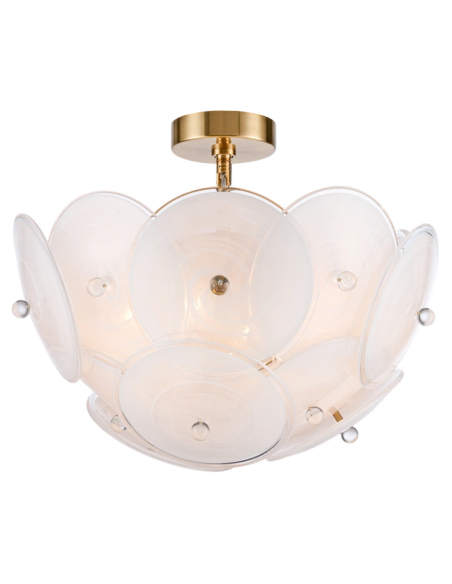 Loftlampe lysekrone e14 design spisebord messing