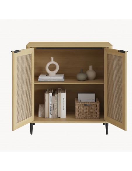 vitrineskab vitrine eg træ egetræ køkken billig