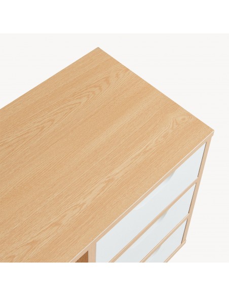 sengebord natbord træ opbevaring moderne eg