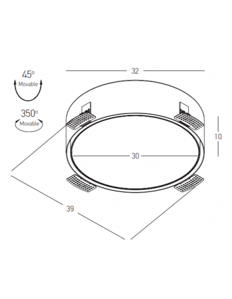 plafond loftlampe erhvervsbelysning design indbygning loft kontorbelysning