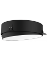 TRIMLESS Indbygnings plafond i aluminium og akryl Ø32 cm 36W LED - Satineret sort
