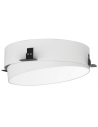 TRIMLESS Indbygnings plafond i aluminium og akryl Ø42 cm 42W LED - Satineret hvid