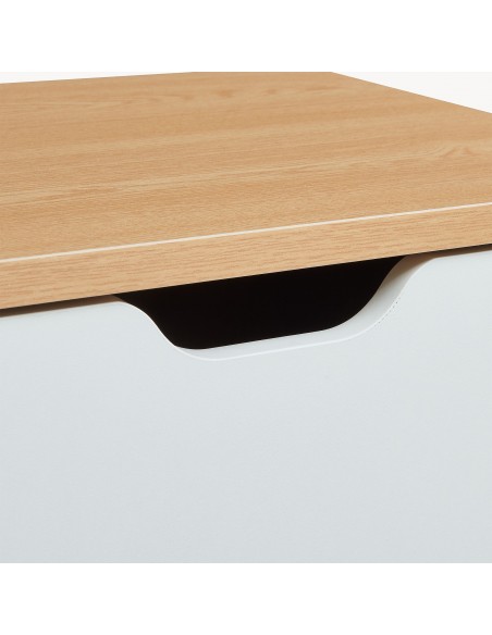 sengebord natbord træ opbevaring moderne eg