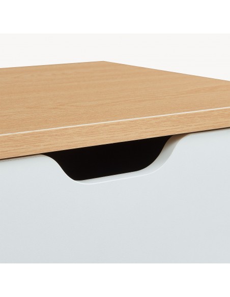 sengebord natbord træ opbevaring moderne eg