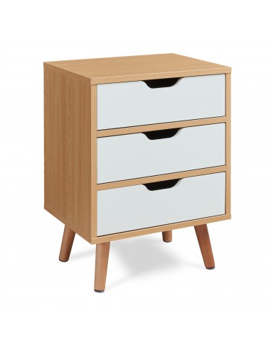 sengebord natbord træ opbevaring moderne eg