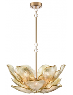 Loftlampe lysekrone e14 design spisebord messing