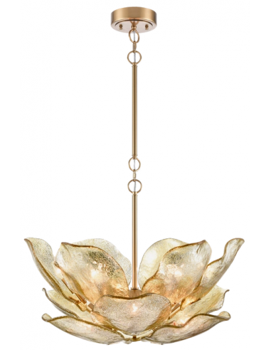 Loftlampe lysekrone e14 design spisebord messing