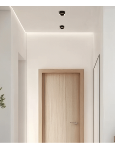 loftspot påbygning påbygningsspot spot lampe loftlampe design led sort 2