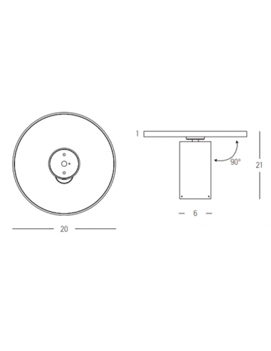 loftspot påbygning påbygningsspot spot lampe loftlampe design led sort