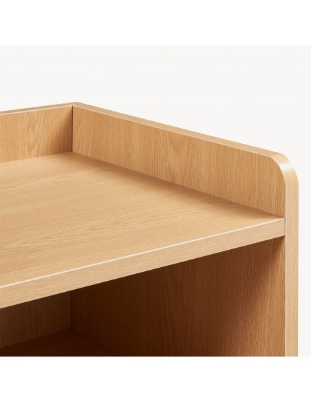 sengebord natbord træ opbevaring moderne eg