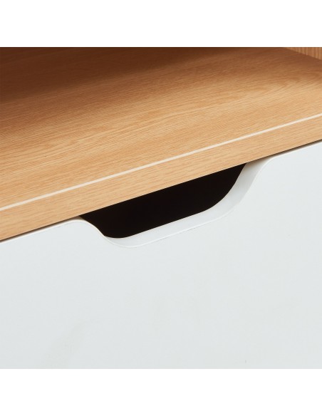 sengebord natbord træ opbevaring moderne eg