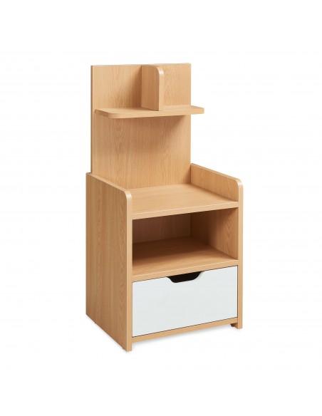 sengebord natbord træ opbevaring moderne eg