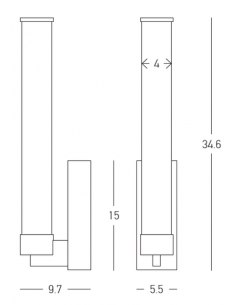væglampe moderne design 2