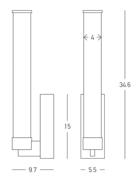 væglampe moderne design
