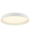 Plafond i metal og akryl Ø38 cm 20W LED - Hvid/Hvid