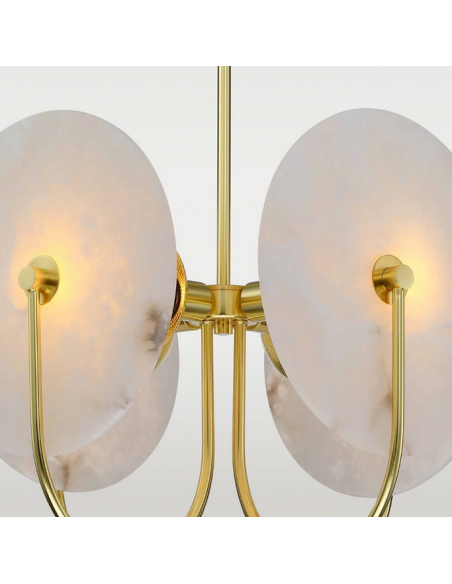 Loftlampe lysekrone e27 design spisebord messing