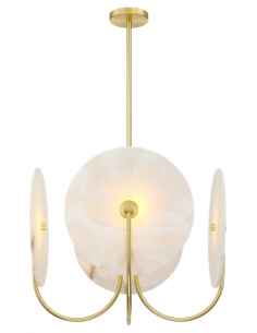 Loftlampe lysekrone e27 design spisebord messing