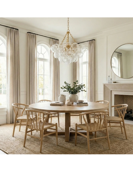 Loftlampe lysekrone design spisebord