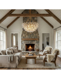 Loftlampe lysekrone design spisebord 2