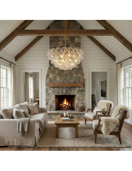 Loftlampe lysekrone design spisebord