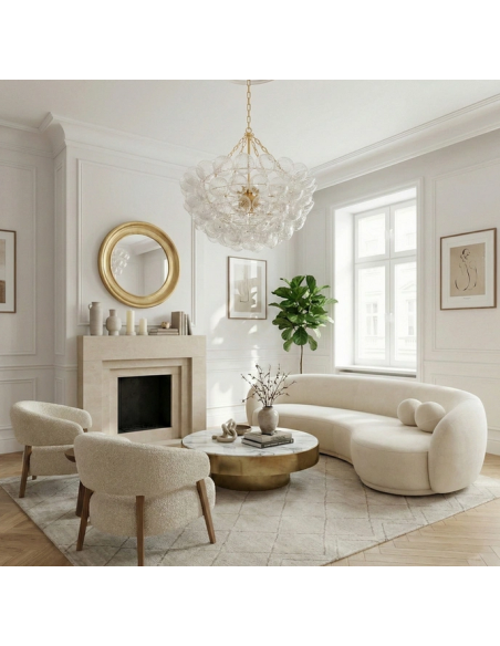 Loftlampe lysekrone design spisebord