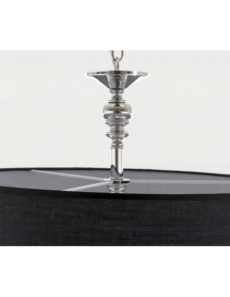 loftlamper pendellamper pendler moderne design lysekrone krom sølv skærm spisebord