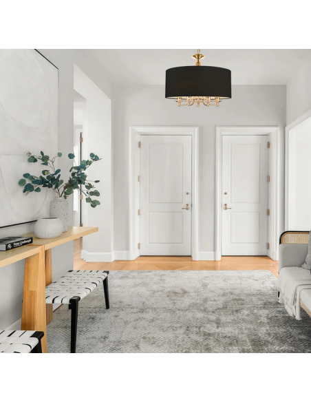 loftlamper pendellamper pendler moderne design lysekrone krom skærm spisebord