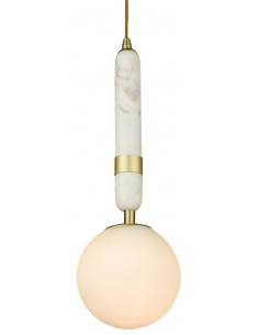 Loftlampe pendellampe e27 design spisebord marmor messing