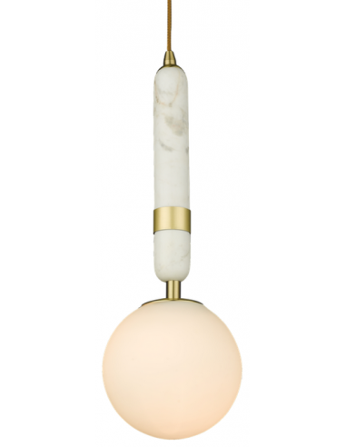 Loftlampe pendellampe e27 design spisebord marmor messing
