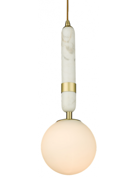 Loftlampe pendellampe e27 design spisebord marmor messing