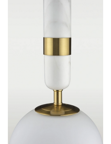 Loftlampe pendellampe e27 design spisebord marmor messing