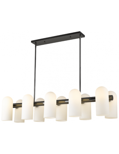 loftlamper pendellamper pendler moderne design langbordspendel krom skærm spisebord