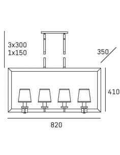 loftlamper pendellamper pendler moderne design langbordspendel krom skærm spisebord 2