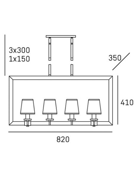 loftlamper pendellamper pendler moderne design langbordspendel krom skærm spisebord