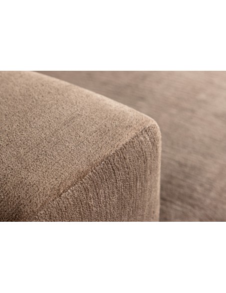 sofa modulsofa moduler moderne design stof brun flydersofa