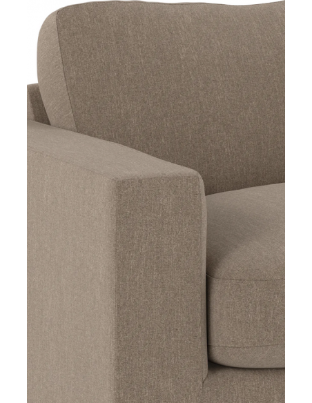 sofa til 3 personer i brun stof komfortabel design rowico aftageligt vaskbart