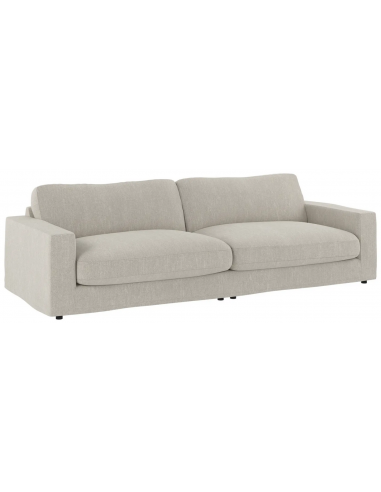 sofa til 4 personer i lys beige stof komfortabel design rowico aftageligt vaskbart