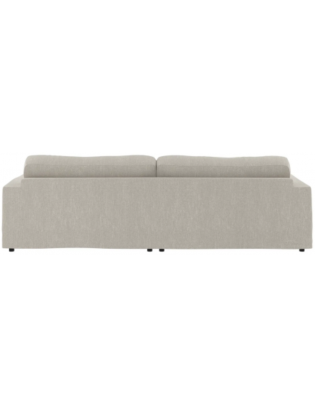 sofa til 4 personer i lys beige stof komfortabel design rowico aftageligt vaskbart