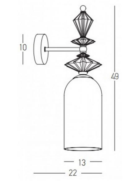 væglampe moderne design sengelampe soveværelse læselampe