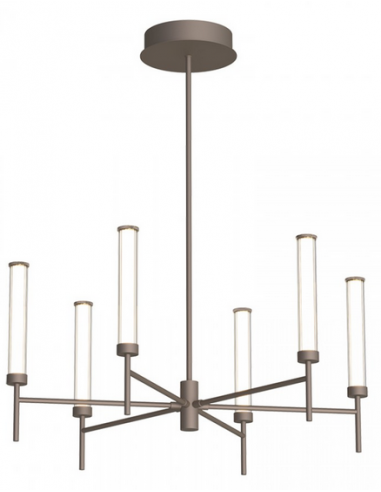 lysekrone spisebord loftlampe messing design loft kontorbelysning