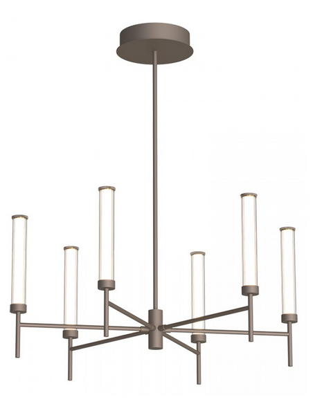 lysekrone spisebord loftlampe messing design loft kontorbelysning