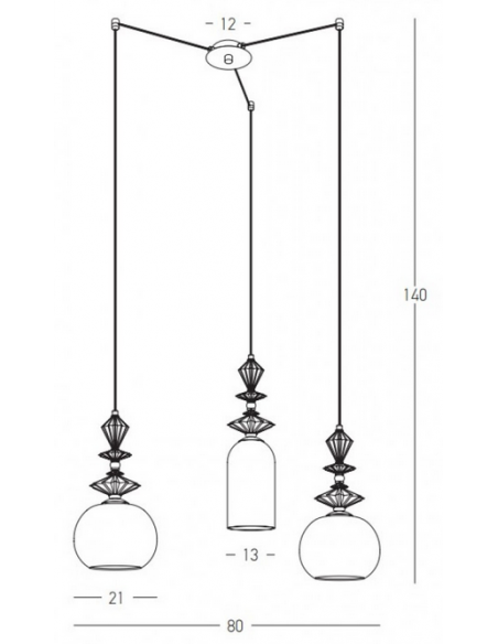 klyngependel pendellampe loftlampe design loft kontorbelysning