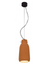 Loftlampe i ler Ø13 cm 1 x E27 - Sort/Terracotta