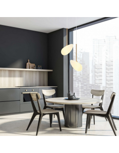 pendellampe loftlampe design loft kontorbelysning glas 2