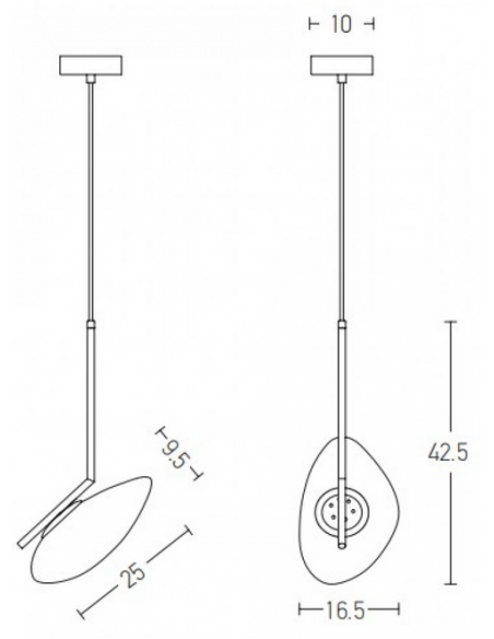 pendellampe loftlampe design loft kontorbelysning glas