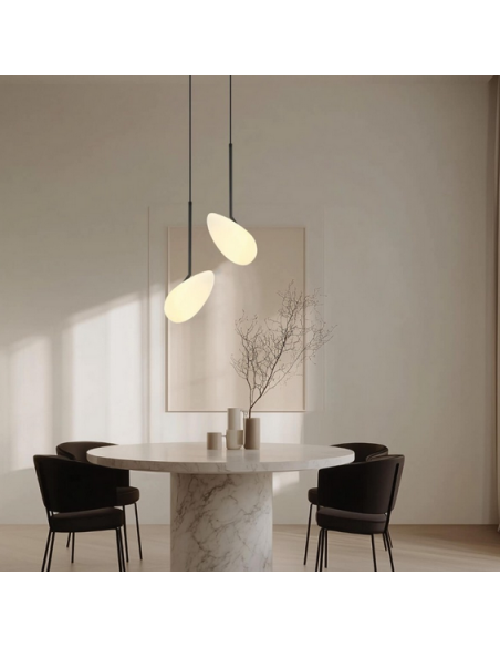 pendellampe loftlampe design loft kontorbelysning glas