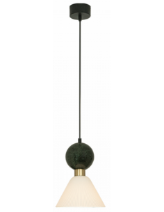 pendellampe loftlampe design loft kontorbelysning marmor glas