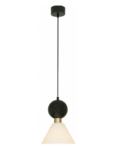 pendellampe loftlampe design loft kontorbelysning marmor glas