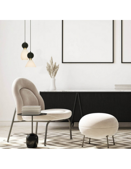 pendellampe loftlampe design loft kontorbelysning marmor glas